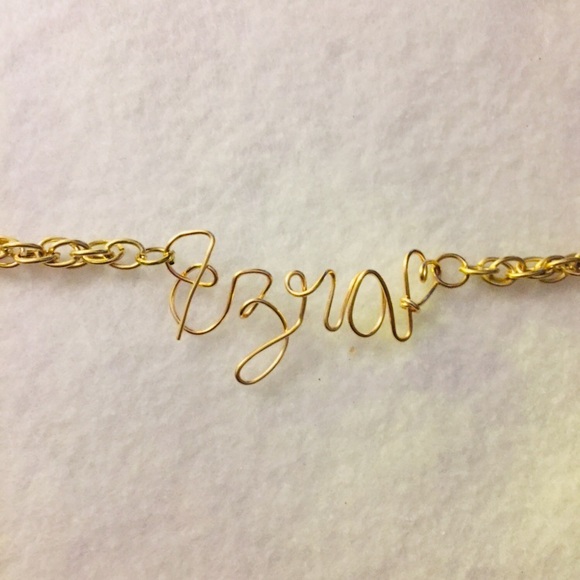 🔴Custom handmade wire name bracelets stunning - Picture 4 of 6